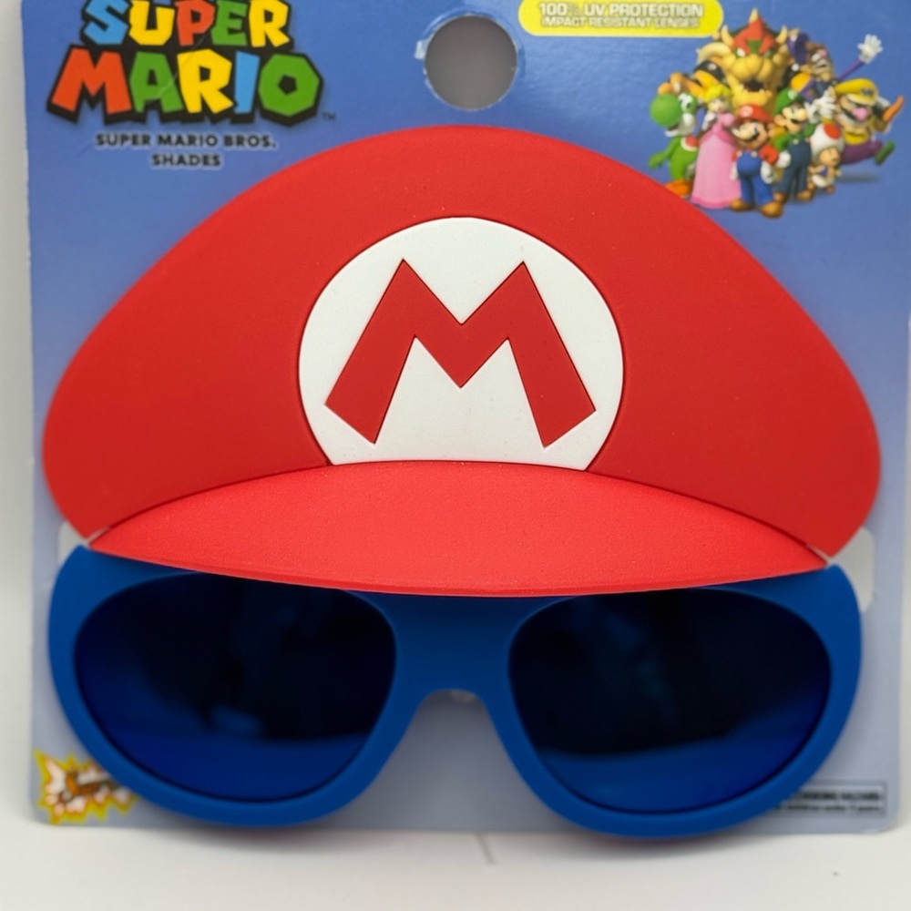 Sun Staches Official Super Mario Kids Sunglasses 🕶️